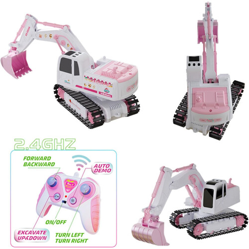 1 Unit Excavator 6CH 1:24 Scale for Christmas Gift 2