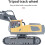 1:20 Scale RC Excavator Educational Toy 5
