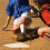 (orange) SPORTS Baseball Softball Throw Down Baseball Bases Set 4