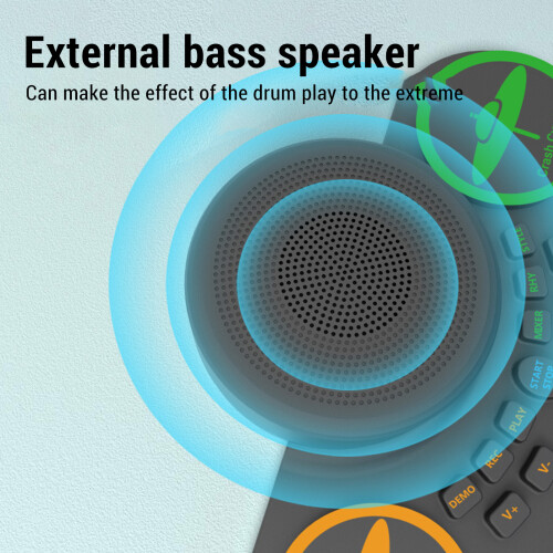 Portable Electronic Drum Set 1000mAh Battery Foldable 2