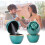 (green) Ring Box with LED Light Rose Jewelry Ring Case Jewellry Display Gift Boxes for Proposal Wedding Ring Box 3