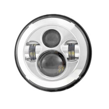 White Background 7-inch Led Headlights Round Headlights Automotive Supplies Led Headlights For
