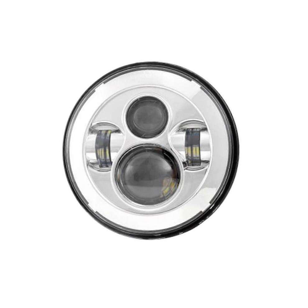 White Background 7-inch Led Headlights Round Headlights Automotive Supplies Led Headlights For