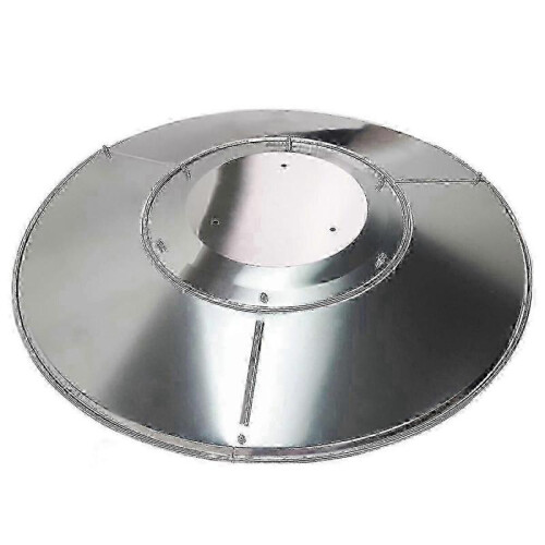 Patio Heater Reflector Shield, Propane Outdoor Heaters Replacement Part - Top Dome, 3-Hole Mount, 3