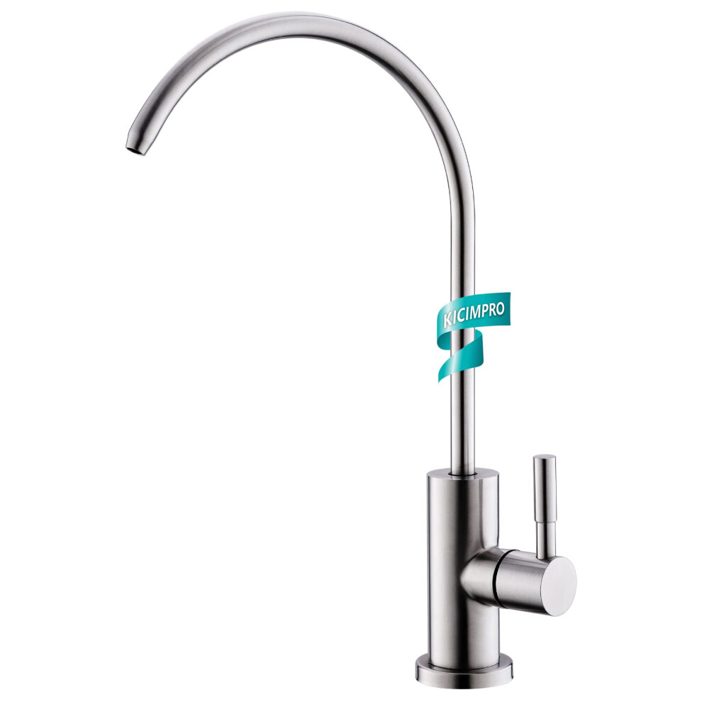 Modern Brushed Nickel Lead-Free Water Filter Faucet For Kitchen Sink 798135946712