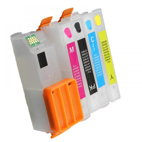 5 PCS Refillable Ink Cartridges for XP520 XP600 Printers