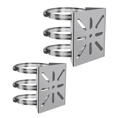 2 Pack Stainless Steel Wall Mounting Bracket for Indoor Outdoor Use