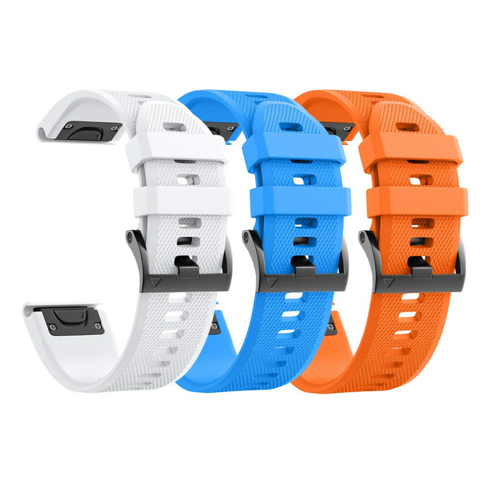 Silicone Watch Bands For Fenix 5X/Fenix 5X Plus And Fenix 6X/Fenix 6X Pro 26Mm 798135949263