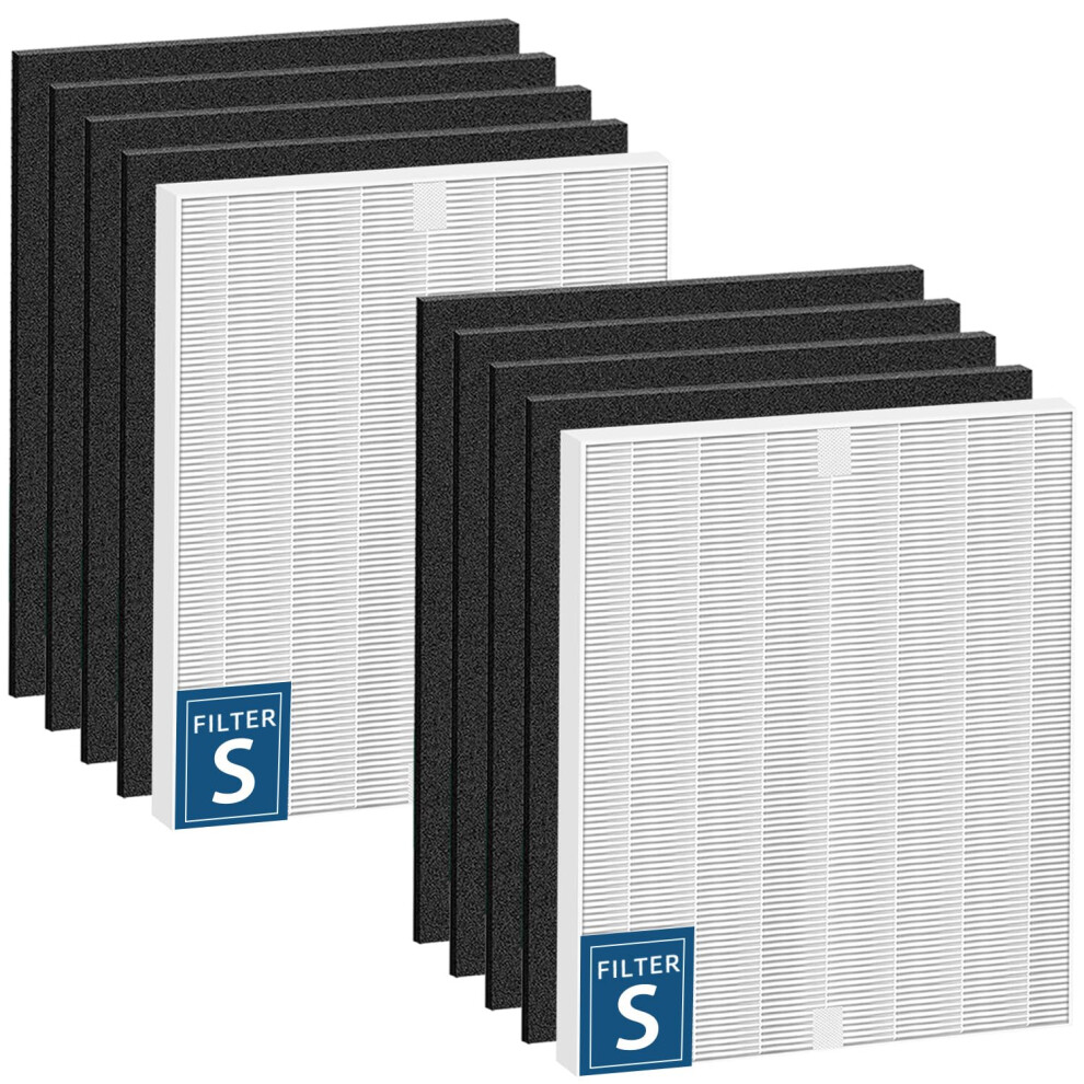 10 Pack HEPA Replacement Filter Compatible with Air Purifier Replacement Part