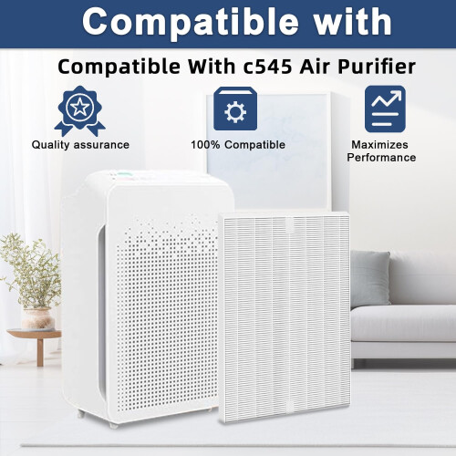 10 Pack HEPA Replacement Filter Compatible with Air Purifier Replacement Part 2