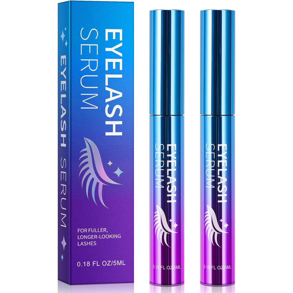 Gogerstar Eyelash Growth Serum, 2Pcs Advanced Lash Formula - Promotes Longer, Fuller And Thicker Lashes In A Month,5Ml