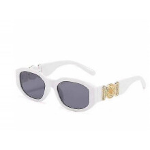 (C) Unique Small Sunglasses Women Fashion Personality Lady Medusa Head Vintage Square Goggle Sunglasses For Men High Quality
