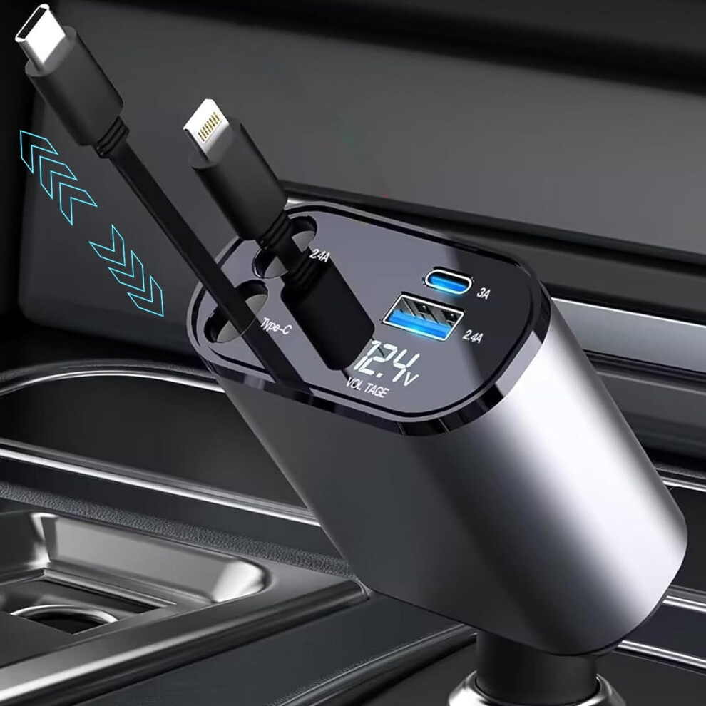 Fast Charging Car Charger For Car Phone Charger And Cigarette Lighter Adapter 798135949904