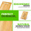 6 Set Plain Bamboo Cutting Board for Engraving Purpose Rectangular 12' X 9' 4