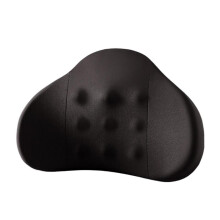 (Black) Car Lumbar Seat Cushion Fully Curved Design, Comfortable Lumbar Cushion Ergonomical Seat Backrest with 9 Massage Points for Driver Waist Prot