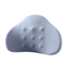 (Blue) Car Lumbar Seat Cushion Fully Curved Design, Comfortable Lumbar Cushion Ergonomical Seat Backrest with 9 Massage Points for Driver Waist Prot