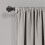 (grey) Cotton Solid Color Ruffled Edge Curtain, Bedroom Art Curtain 5