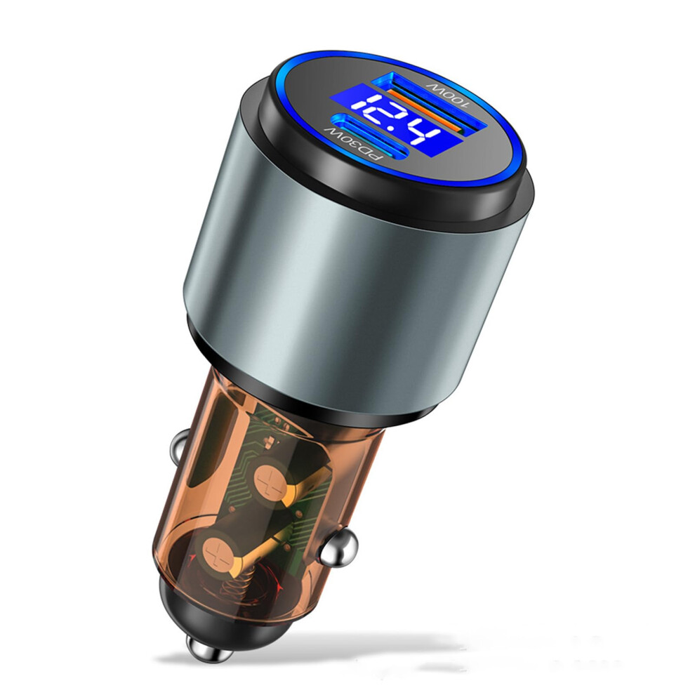 Fast Charging 3.4A Car Charger With Voltage Display For Iphone 15 Galaxy Ipad 798135950726