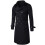 (M, Black) Mens Slim Fit Belt Double Breasted Trench Coat 1