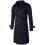 (M, Dark Blue) Mens Slim Fit Belt Double Breasted Trench Coat 1