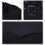 (S, Black) Mens Slim Fit Belt Double Breasted Trench Coat 5