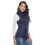 (S, blue) Women's Heated Vest With 4 Heating Zones, Neck Heating Jacket 2