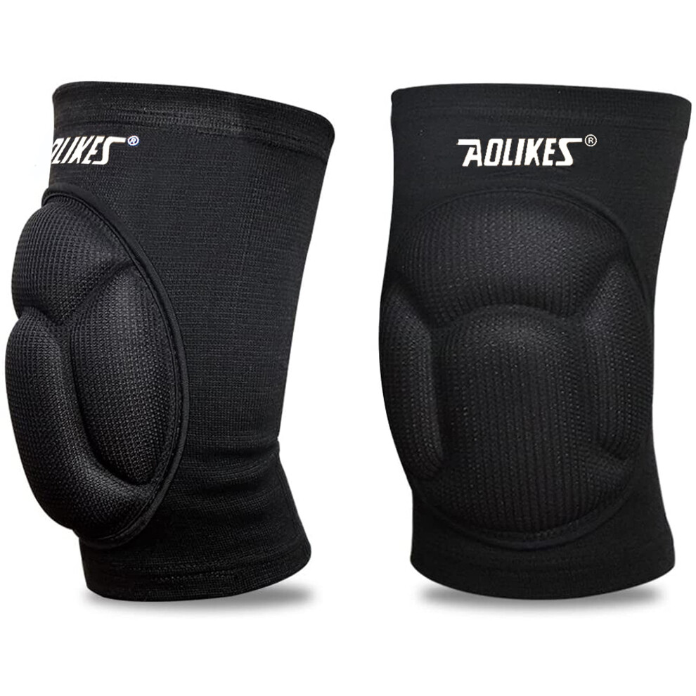 Pair Of Knee Pads With Thick Sponge Protective Anti-Collision Non-Slip For Outdoor Sport Wrestling Dance 798135952775