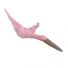 (Pink) Swan Hanging Decor Vivid Shape Tear-resistant Polyester Child Popular Hanging Stuffed Plush Toy For Bedroom