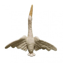 (Coffee) Swan Hanging Decor Vivid Shape Tear-resistant Polyester Child Popular Hanging Stuffed Plush Toy For Bedroom