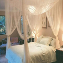 (Beige) Bed net Mosquito nets Mosquito net bed large mosquito net beds bedroom bed cover flying insect protection