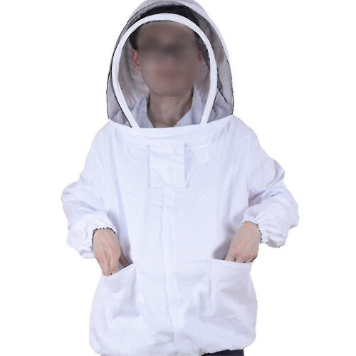 (L) Bee Keeping Clothes Protective Clothing Beekeeping Jacket Smock Beekeeper Equipment N0pa