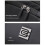 (Black) Sling Backpack for Men Cross Body Shoulder Bag with USB Waterproof Lightweight 2
