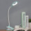 (blue) Led Clip-on Reading Lamp Dimmable Eye Protection Table 3