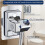 (silver) Shower Holder Bracket,shower Head Holder Strong,adjustable Shower Head Holders No Drilling,shower Wall Mount 3