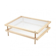 (Double Layer) Wooden Pasta Herb Drying Racks Multipurpose 2-tier Food-dryer Holder Practical