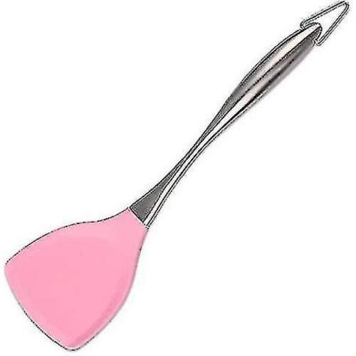 5pcs Pink Stainless Steel Handle Silicone Cooking Tool Sets Egg Beater Spoon Spatula Kitchenware Kitchen Utensils Set 2