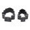 2Pcs Xmas Tree Leather Cutting Die 54x49mm & 47x40mm 13
