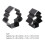 2Pcs Xmas Tree Leather Cutting Die 54x49mm & 47x40mm 2