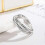 925 Silver Ring-Women's Triple Ring,Size 7 19