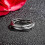 925 Silver Ring-Women's Triple Ring,Size 7 10