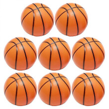 8Pcs Foamed Basketball Stress Balls Kids Stress Balls Toys Mini Stress Balls