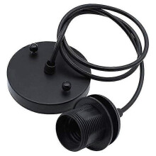 E27 Pendant Lamp Holder, Retro Industrial Light Fixture with Cable And E27 Pendant Lamp for Pendant Light Diy Light Accessories