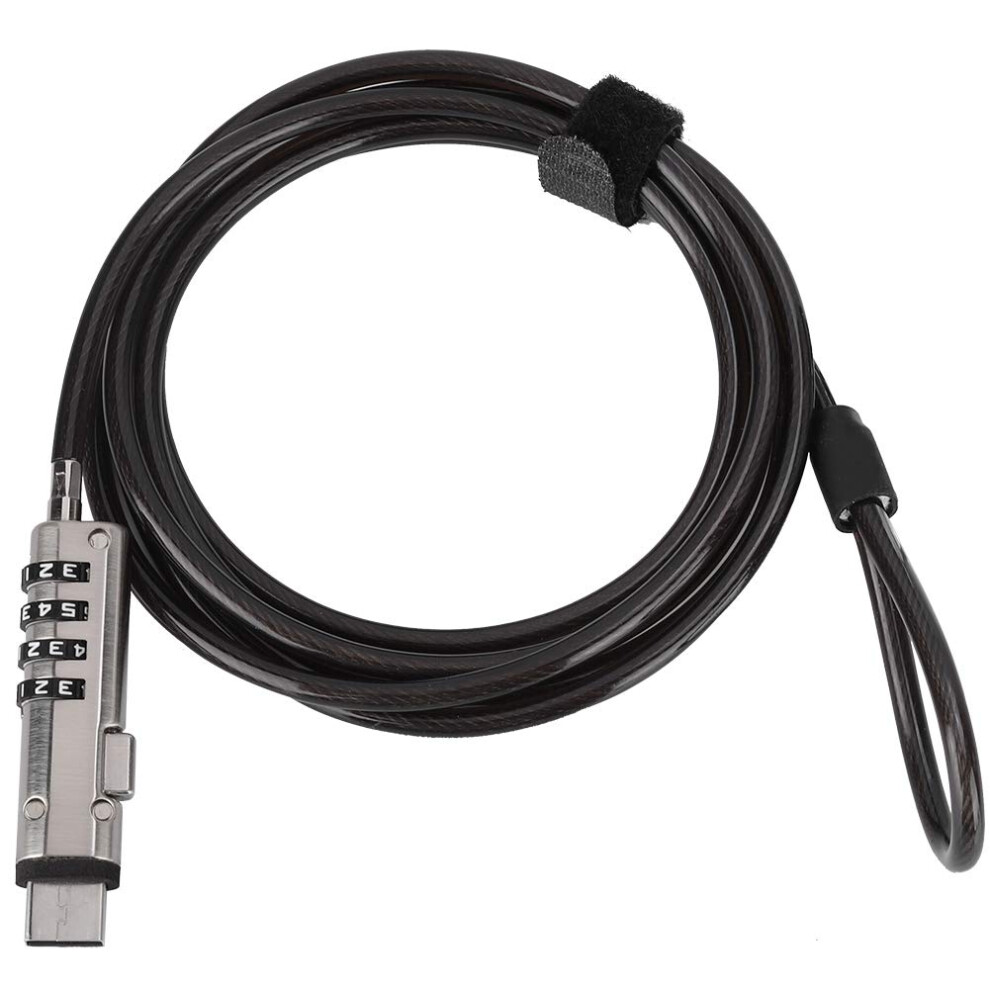 Combination Cable Lock 4 Digital Password Security Anti Theft Lock For Usb Devices Equipment Notebook Computer 798135954021