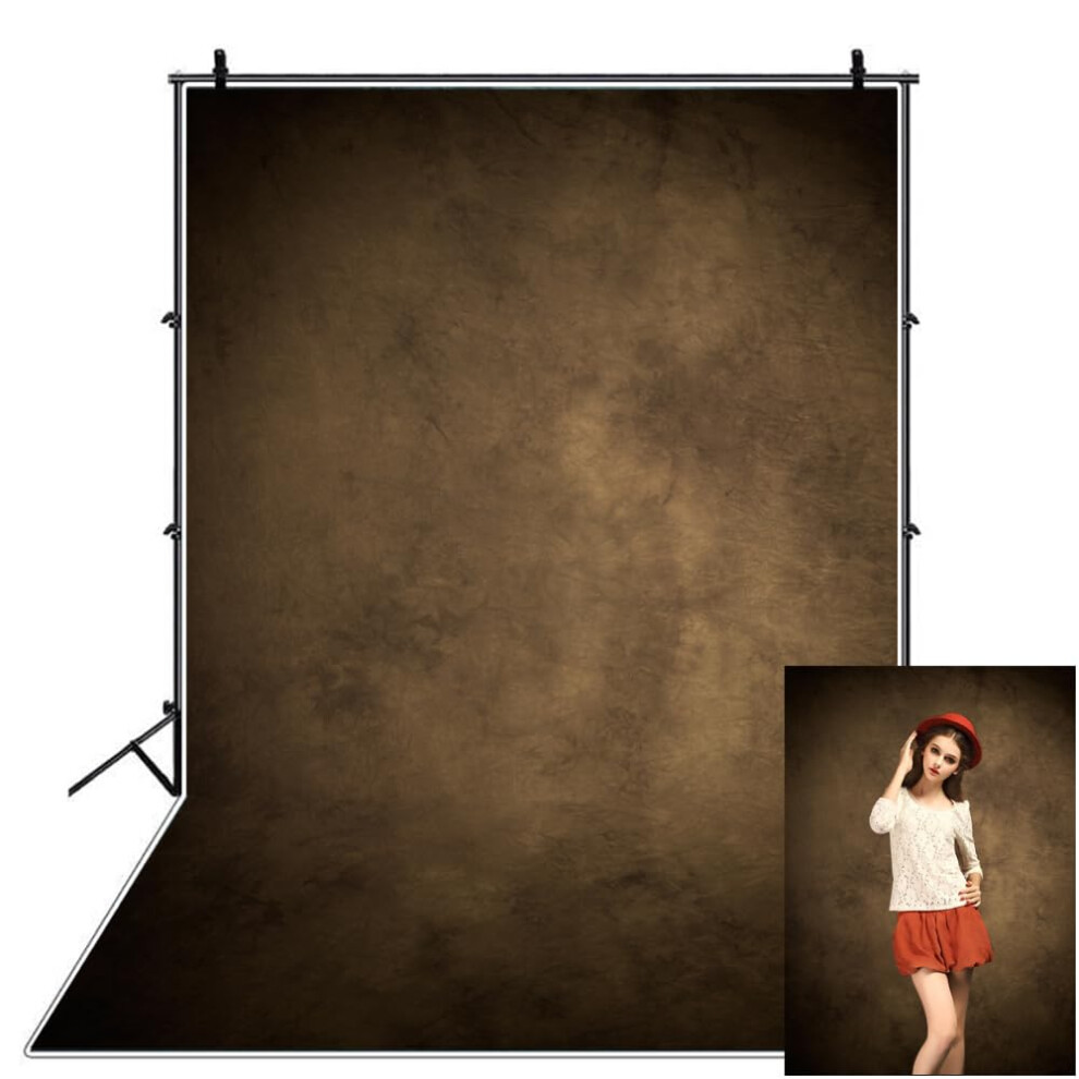 Vinyl Texture Abstract Photo Backdrop For Professional Portrait Photography Studio Booth 6X8ft Dark/Brown 798135954359