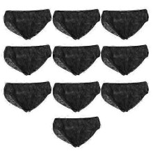 10 Pcs Mens Mesh Shorts Disposable Underwear Panties Disposable Panty Pads Spa Underwear