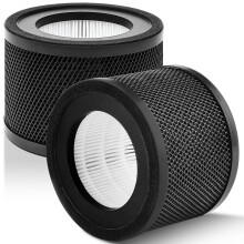 2 Pack True Replacement Filter Compatible with TaoTronics TT-AP001 and VAVA VA-EE014