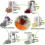 Spiralizer 4 -blade Vegetable Spiralizer Foldable Spiral Slicer Zucchini Noodle Veggie Pasta Spaghetti Maker 6