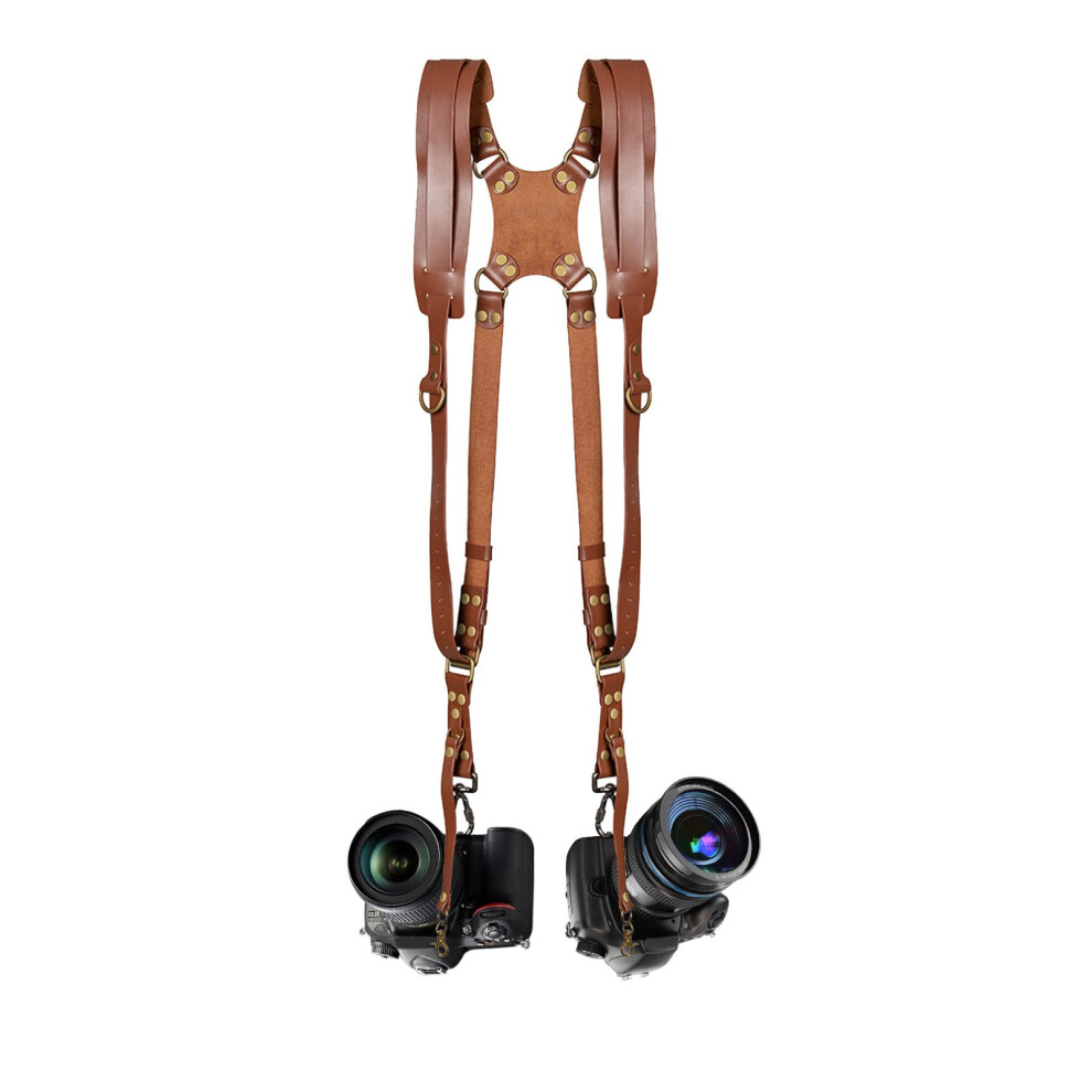 Adjustable Camera Harness For Photographers Dual Camera Strap 798135955875