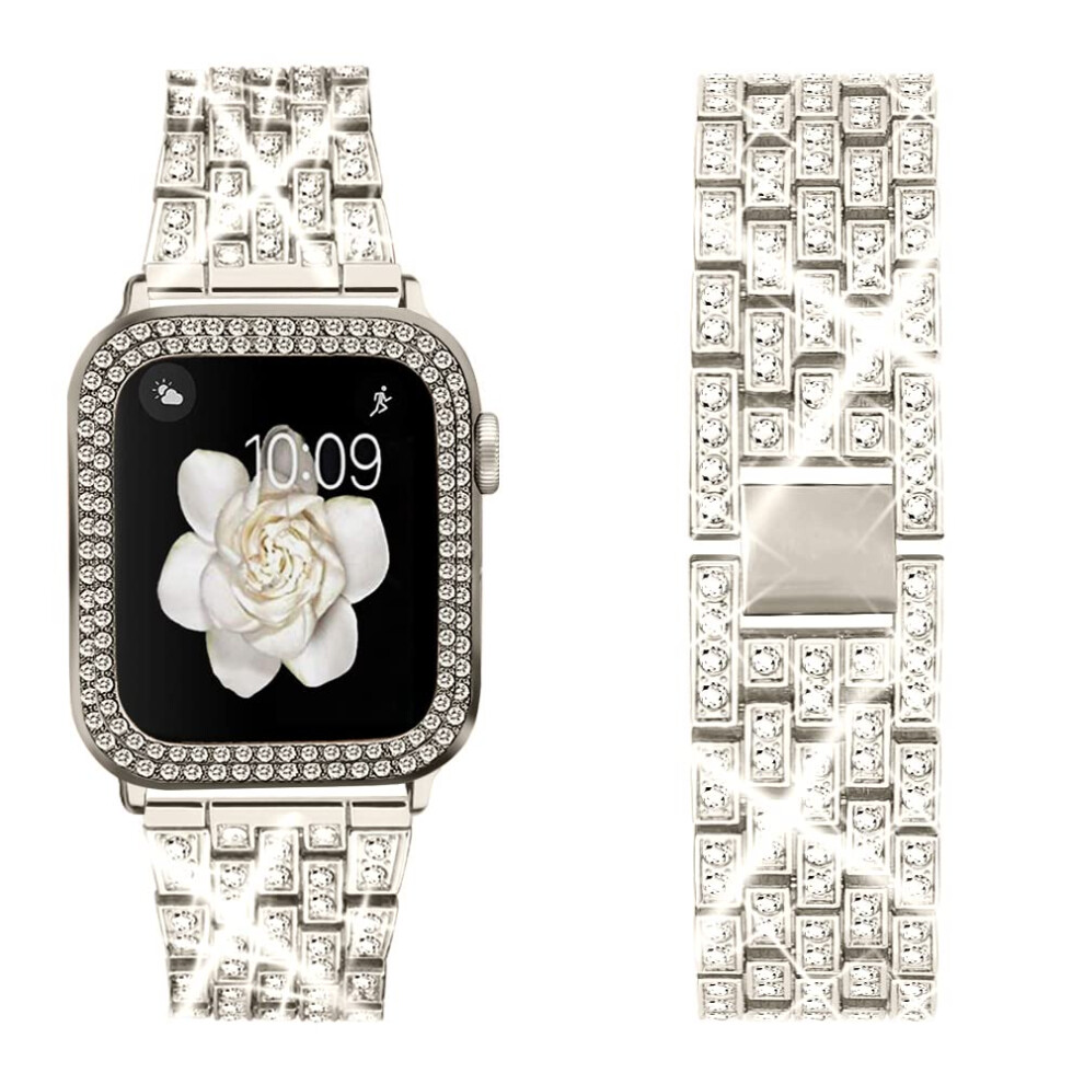 2 Pack Bling Crystal Diamonds Band For Women 49Mm 46Mm 45Mm 41Mm 38Mm 40Mm 42Mm 44Mm 798135956148