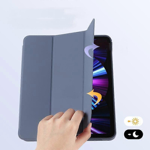 Case Compatible with IPad2017/18(9.7Inch), Smart Cover Auto Wake/Sleep (Purple) 2